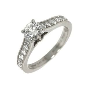 CARTIER Silver Diamond Ring #45